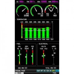Комплект датчиков Garmin G3X для параметров работы двигателя Lycoming (4 цилиндра)  Garmin