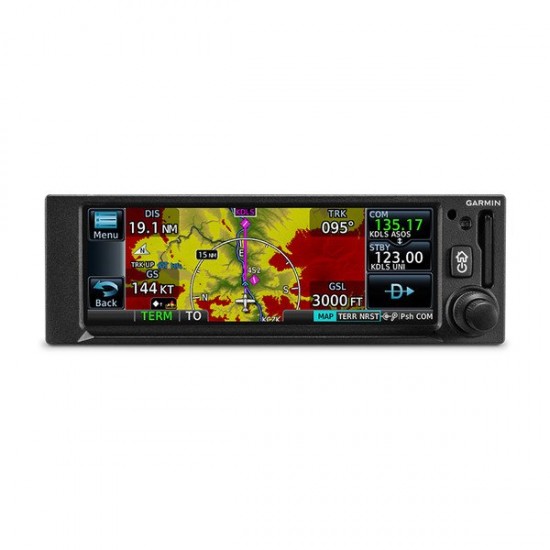 Навигатор со встроенной радиостанцией Garmin GNС 355А GPS Navigator and СОМ IFR шаг сетки частотой 8.33kHz  