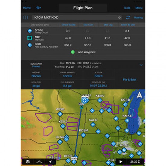 Додаток для польотів Garmin Pilot App ( standard subscription )