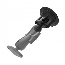 Присоска авиационная RAM Mounts одинарная вакуумная с прикрученным шарниром и ромбовидной основой RAM Mounts