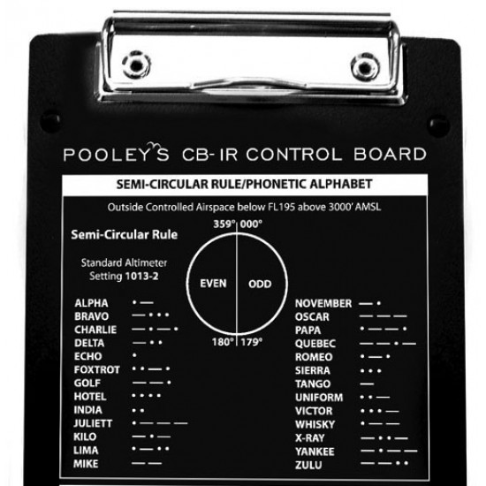 Наколінний планшет льотчика Pooleys CB - 1R