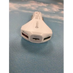 Пристрій зарядний, для авто LVSUN, PD3.0 + QC3.0 USB C, 40Вт, Білий Пристрій зарядний, для авто LVSUN, PD3.0 + QC3.0 USB C, 40Вт, Білий