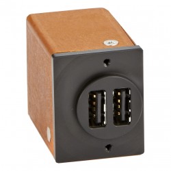 Бортовий зарядний пристрій Panel Mount Dual 2.7 USB Plug ( circle ) Бортовий зарядний пристрій Panel Mount Dual 2.7 USB Plug ( circle )