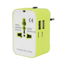 Универсальний адаптер для зарядних пристроїв с двома USB роз'ємами Worldwide Travel Adapter With Dual Usb Chargers Универсальний адаптер для зарядних пристроїв с двома USB роз'ємами Worldwide Travel Adapter With Dual Usb Chargers