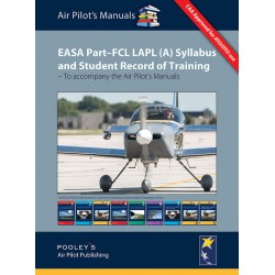 Книга авіаційна Pooleys EASA Part - FCL LAPL ( A ) Syllabus & Student Record of Training Книга авіаційна Pooleys EASA Part - FCL LAPL ( A ) Syllabus & Student Record of Training