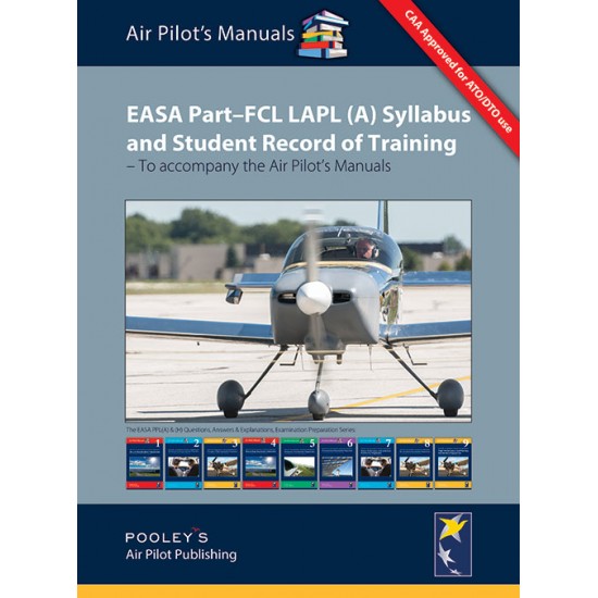 Книга авиационная Pooleys EASA Part-FCL LAPL (A) Syllabus & Student Record of Training