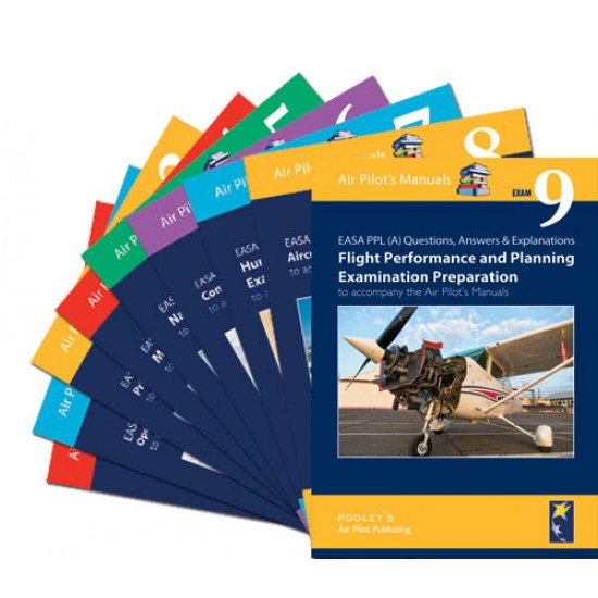 Набор книг авиационных Pooleys Q&A Examination Preparation Books 1-9