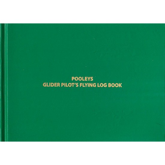 Льотна книга Pooleys Glider Pilots Log Book
