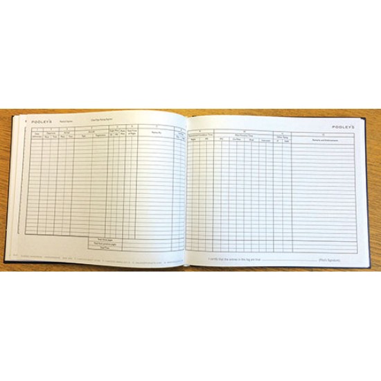 Pooleys EASA Part-FCL Personal Flying Log Book