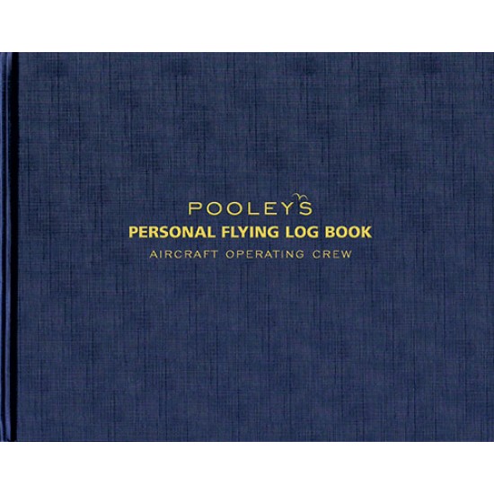 Льотна книга Pooleys EASA Part-FCL Personal Flying Log Book