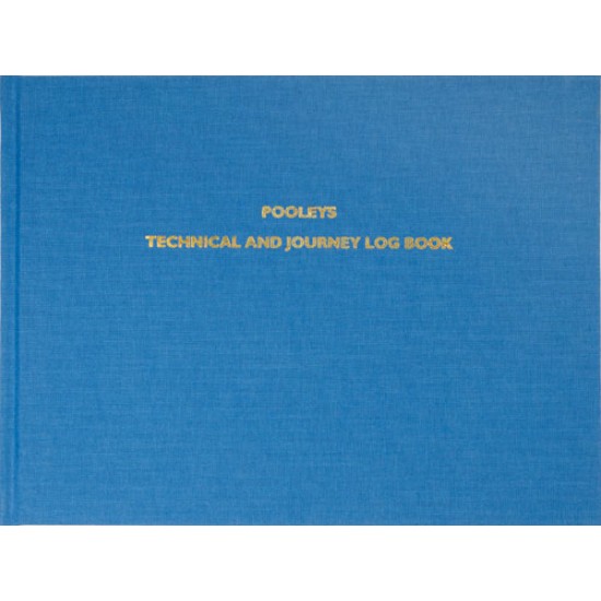 Книжка лётная Pooleys Technical & Journey Log Book