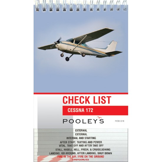 Чек-лист авиационный Pooleys Cessna 172 Checklist