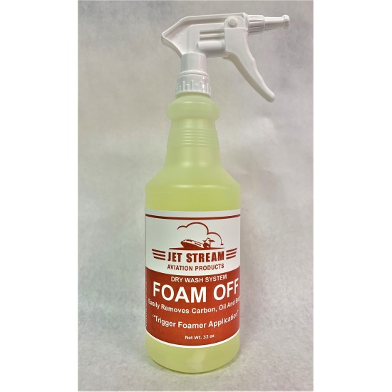 Спрей Foam Off для удаления углеродных отложений, насекомых и масла с поверхностей самолетов