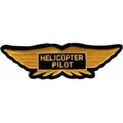 Нашивка на рукав авиационная HELICOPTER PILOT WINGS Нашивка на рукав авиационная HELICOPTER PILOT WINGS