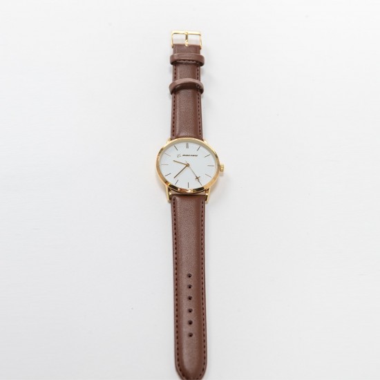 Boeing Women's Gold Rotating Airplane Watch