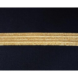 Нашивка на рукав авіаційна Gold Rank Stripe Fabric розмір 8  Нашивка на рукав авіаційна Gold Rank Stripe Fabric розмір 8
