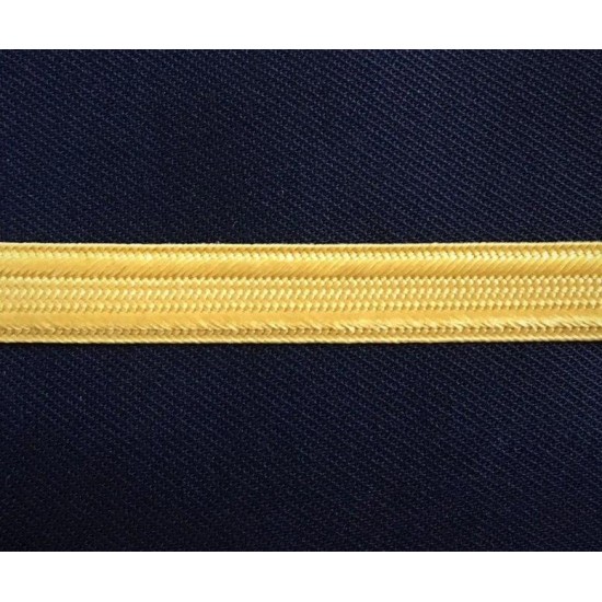 Нашивка на рукав авиационная Yellow Rank Stripe Fabric размер 8"