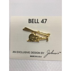 Значок авиационный BELL 47 GOLD Значок авиационный BELL 47 GOLD