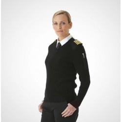 Свитер форменный авиационный Maryland Sweater женский черный Свитер форменный авиационный Maryland Sweater женский черный