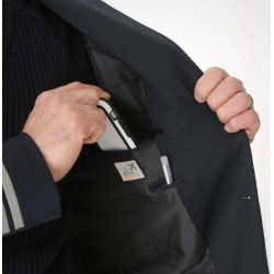 Китель авиационный мужской A Cut Above Uniforms Men's Navy Blazer синий Китель авиационный мужской A Cut Above Uniforms Men's Navy Blazer синий