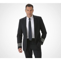 Китель авиационный мужской A Cut Above Uniforms Men's Navy Blazer синий Китель авиационный мужской A Cut Above Uniforms Men's Navy Blazer синий