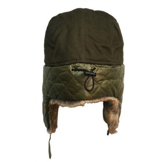 Оригинальная зимняя шапка Top Gun Checkered Winter Hat TGH1502 (Olive)