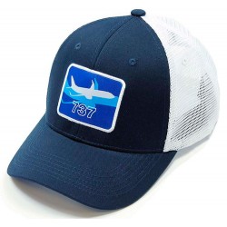 Оригинальная бейсболка Boeing 737 Shadow Graphic Hat 115015010671 (Navy) Boeing