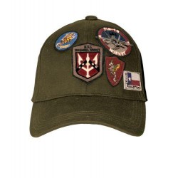 Оригинальная кепка Top Gun Cap With Patches TGH1703 (Olive) Оригинальная кепка Top Gun Cap With Patches TGH1703 (Olive)