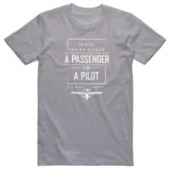 Футболка авіаційна Passenger or Pilot чоловіча Футболка авіаційна Passenger or Pilot чоловіча