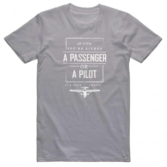 Футболка авіаційна Passenger or Pilot чоловіча