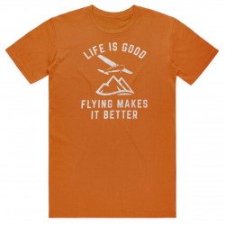 Футболка авиационная Life is Good мужская Футболка авиационная Life is Good мужская