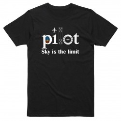 Футболка авиационная Pilot Sky is the Limit мужская Футболка авиационная Pilot Sky is the Limit мужская