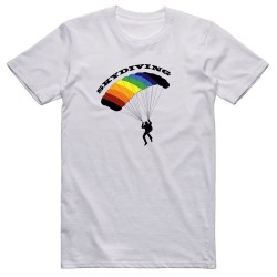 Футболка AEROSPACE Skydiving біла Футболка AEROSPACE Skydiving біла