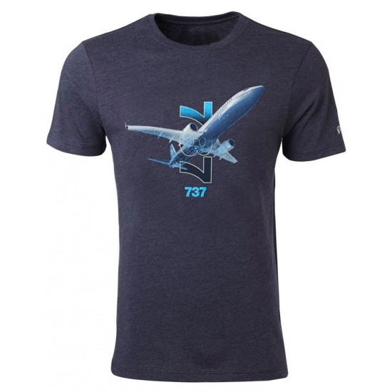 Оригинальная футболка Boeing 737 X-Ray Graphic T-Shirt 1100100109690001 (Grey)