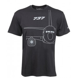 Оригінальна футболка Boeing 737 Midnight Silver T-Shirt 1100100109550001 (Black) Оригінальна футболка Boeing 737 Midnight Silver T-Shirt 1100100109550001 (Black)