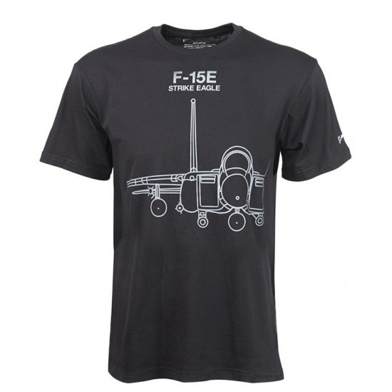 Оригінальна футболка Boeing F-15E Strike Eagle Midnight Silver T-Shirt 1100100109650001 (Black)