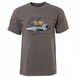 Оригінальна футболка Boeing F/A-18E/F Super Hornet 110010010767 (Grey) Оригінальна футболка Boeing F/A-18E/F Super Hornet 110010010767 (Grey)