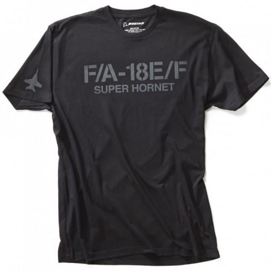 Оригінальна футболка Boeing F/A-18E/F Super Hornet Stencil T-shirt 110010010672 (Black)