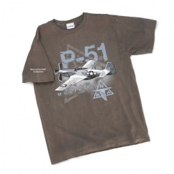 Мужская футболка Боинг Boeing P-51 Heritage T-shirt 110010010420 (Brown) Мужская футболка Боинг Boeing P-51 Heritage T-shirt 110010010420 (Brown)