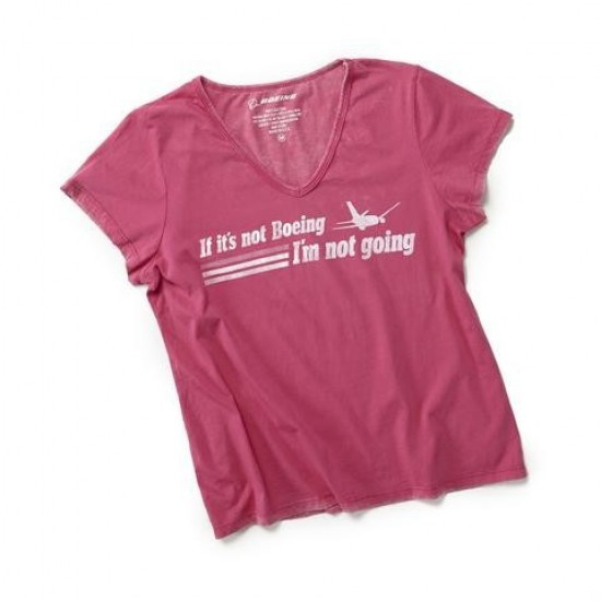Оригинальная женская футболка If It's Not Boeing T-Shirt 220020010097 (Pink)