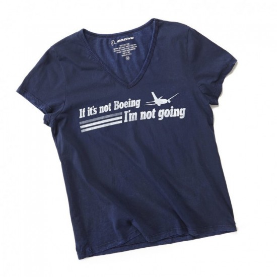 Оригинальная женская футболка If It's Not Boeing T-Shirt 220020010097 (Navy)