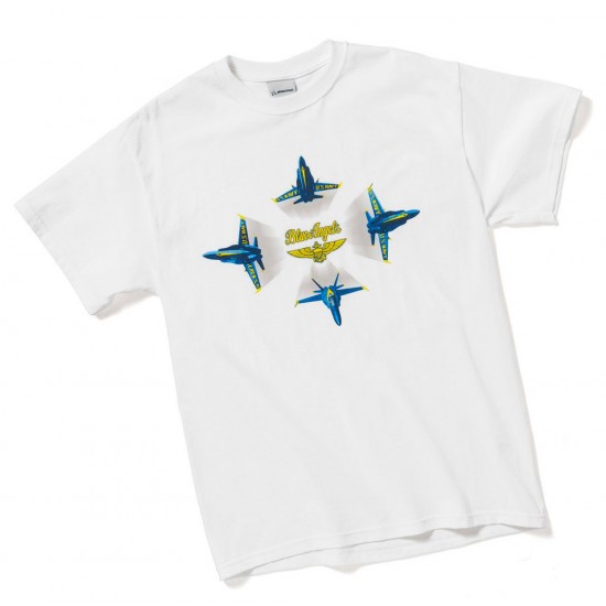 Оригинальная футболка Blue Angels Formation Break T-shirt 110010010414 (White)