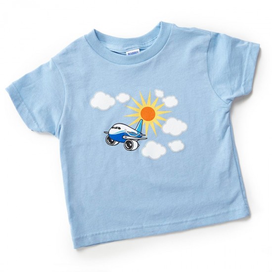 Дитяча футболка Pudgy Plane Toddler T-shirt 3370370100050001 (Blue)