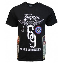Футболка Top Gun Flags Tee TGM1903 (Black)