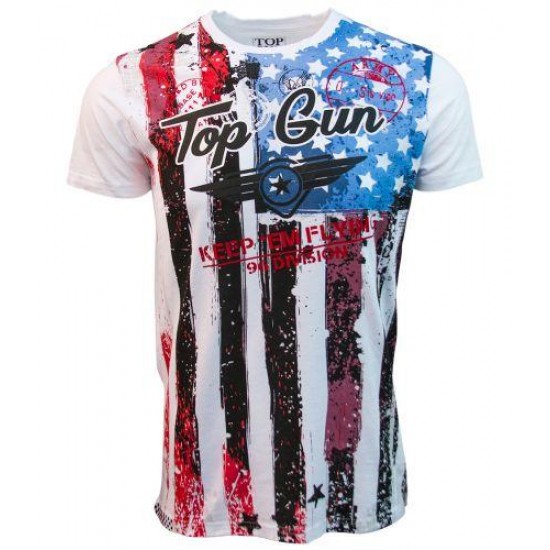Футболка Топ Ган Top Gun Americana Tee TGM1812 (White)