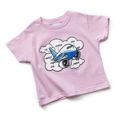 Детская футболка Boeing Airplane Parts Toddler 337037010003 (Pink) Boeing