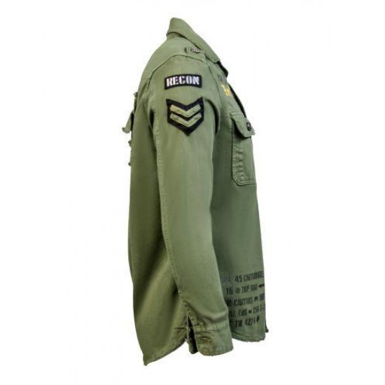 Оригинальная рубашка Top Gun Military Shirt TGR1801 (Olive)