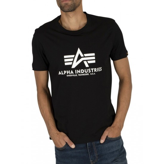 Оригінальна чоловіча футболка Alpha Industries 100501/03 (Black)