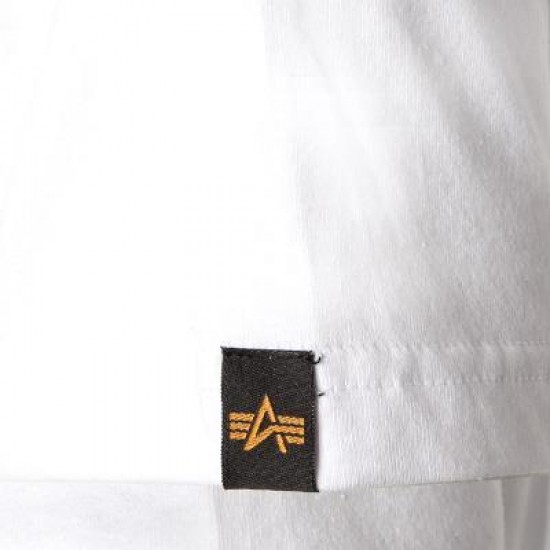 Оригинальная мужская футболка Alpha Industries Basic T-Shirt (white)