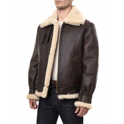 Куртка авіаційна US WINGS B-3 Shearling Bomber Jacket чоловіча Куртка авіаційна US WINGS B-3 Shearling Bomber Jacket чоловіча